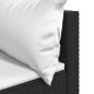 vidaXL Garten-Ecksofas mit Kissen 2 Stk. Schwarz Poly Rattan vidaXL Garten-Ecksofas mit Kissen 2 Stk. Schwarz Poly Rattan