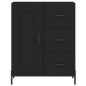 Highboard Schwarz 69,5x34x180 cm Holzwerkstoff Highboard Schwarz 69,5x34x180 cm Holzwerkstoff