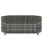 vidaXL 3-tlg. Garten-Lounge-Set mit Kissen Grau Poly Rattan vidaXL 3-tlg. Garten-Lounge-Set mit Kissen Grau Poly Rattan