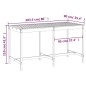 vidaXL Gartentisch 203,5x90x110 cm Massivholz Kiefer vidaXL Gartentisch 203,5x90x110 cm Massivholz Kiefer