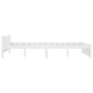 vidaXL Massivholzbett Weiß 135x190 cm vidaXL Massivholzbett Weiß 135x190 cm