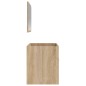 vidaXL Badschrank mit Spiegel Sonoma-Eiche Holzwerkstoff vidaXL Badschrank mit Spiegel Sonoma-Eiche Holzwerkstoff