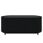 vidaXL 3-tlg. Garten-Lounge-Set mit Kissen Schwarz Poly Rattan vidaXL 3-tlg. Garten-Lounge-Set mit Kissen Schwarz Poly Rattan