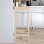 vidaXL Bartisch 50x50x110 cm Massivholz Kiefer vidaXL Bartisch 50x50x110 cm Massivholz Kiefer