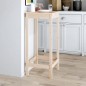 vidaXL Bartisch 50x50x110 cm Massivholz Kiefer vidaXL Bartisch 50x50x110 cm Massivholz Kiefer