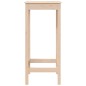vidaXL Bartisch 50x50x110 cm Massivholz Kiefer vidaXL Bartisch 50x50x110 cm Massivholz Kiefer