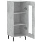vidaXL Sideboard Betongrau 34,5x34x90 cm Holzwerkstoff vidaXL Sideboard Betongrau 34,5x34x90 cm Holzwerkstoff