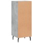 vidaXL Sideboard Betongrau 34,5x34x90 cm Holzwerkstoff vidaXL Sideboard Betongrau 34,5x34x90 cm Holzwerkstoff