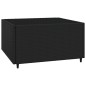 vidaXL 4-tlg. Garten-Lounge-Set mit Kissen Schwarz Poly Rattan vidaXL 4-tlg. Garten-Lounge-Set mit Kissen Schwarz Poly Rattan
