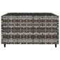 vidaXL 3-tlg. Garten-Lounge-Set mit Kissen Grau Poly Rattan vidaXL 3-tlg. Garten-Lounge-Set mit Kissen Grau Poly Rattan