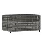 vidaXL 3-tlg. Garten-Lounge-Set mit Kissen Grau Poly Rattan vidaXL 3-tlg. Garten-Lounge-Set mit Kissen Grau Poly Rattan