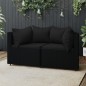 vidaXL Garten-Ecksofas mit Kissen 2 Stk. Schwarz Poly Rattan vidaXL Garten-Ecksofas mit Kissen 2 Stk. Schwarz Poly Rattan