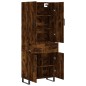 Highboard Räuchereiche 69,5x34x180 cm Holzwerkstoff Highboard Räuchereiche 69,5x34x180 cm Holzwerkstoff