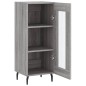 vidaXL Sideboard Grau Sonoma 34,5x34x90 cm Holzwerkstoff vidaXL Sideboard Grau Sonoma 34,5x34x90 cm Holzwerkstoff