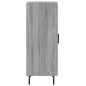 vidaXL Sideboard Grau Sonoma 34,5x34x90 cm Holzwerkstoff vidaXL Sideboard Grau Sonoma 34,5x34x90 cm Holzwerkstoff
