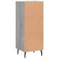 vidaXL Sideboard Grau Sonoma 34,5x34x90 cm Holzwerkstoff vidaXL Sideboard Grau Sonoma 34,5x34x90 cm Holzwerkstoff