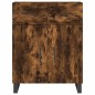 Highboard Räuchereiche 69,5x34x180 cm Holzwerkstoff Highboard Räuchereiche 69,5x34x180 cm Holzwerkstoff