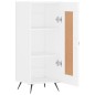 vidaXL Sideboard Weiß 34,5x34x90 cm Holzwerkstoff vidaXL Sideboard Weiß 34,5x34x90 cm Holzwerkstoff