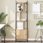 vidaXL Bücherregal mit Tür Sonoma-Eiche 44,5x30x154,5 cm Holzwerkstoff vidaXL Bücherregal mit Tür Sonoma-Eiche 44,5x30x154,5 cm Holzwerkstoff