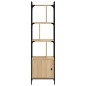 vidaXL Bücherregal mit Tür Sonoma-Eiche 44,5x30x154,5 cm Holzwerkstoff vidaXL Bücherregal mit Tür Sonoma-Eiche 44,5x30x154,5 cm Holzwerkstoff