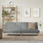vidaXL Schlafsofa Hellgrau Stoff vidaXL Schlafsofa Hellgrau Stoff