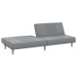 vidaXL Schlafsofa Hellgrau Stoff vidaXL Schlafsofa Hellgrau Stoff