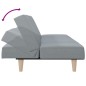vidaXL Schlafsofa Hellgrau Stoff vidaXL Schlafsofa Hellgrau Stoff