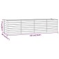 vidaXL Hochbeet Rostig 320x80x77 cm Cortenstahl vidaXL Hochbeet Rostig 320x80x77 cm Cortenstahl