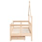vidaXL Kinderbett mit Schubladen 70x140 cm Massivholz Kiefer vidaXL Kinderbett mit Schubladen 70x140 cm Massivholz Kiefer