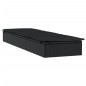 vidaXL Sonnenliege mit Tisch Schwarz Poly Rattan vidaXL Sonnenliege mit Tisch Schwarz Poly Rattan
