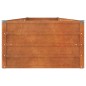vidaXL Hochbeet Rostig 320x80x45 cm Cortenstahl vidaXL Hochbeet Rostig 320x80x45 cm Cortenstahl