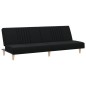 vidaXL Schlafsofa Schwarz Stoff vidaXL Schlafsofa Schwarz Stoff