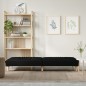 vidaXL Schlafsofa Schwarz Stoff vidaXL Schlafsofa Schwarz Stoff