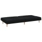 vidaXL Schlafsofa Schwarz Stoff vidaXL Schlafsofa Schwarz Stoff