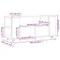 vidaXL TV-Schrank Sonoma-Eiche 102x34,5x43 cm Holzwerkstoff vidaXL TV-Schrank Sonoma-Eiche 102x34,5x43 cm Holzwerkstoff