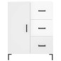 vidaXL Highboard Hochglanz-Weiß 69,5x34x180 cm Holzwerkstoff vidaXL Highboard Hochglanz-Weiß 69,5x34x180 cm Holzwerkstoff