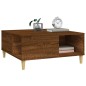 vidaXL Couchtisch Braun Eichen-Optik 80x80x36,5 cm Holzwerkstoff vidaXL Couchtisch Braun Eichen-Optik 80x80x36,5 cm Holzwerkstoff