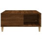 vidaXL Couchtisch Braun Eichen-Optik 80x80x36,5 cm Holzwerkstoff vidaXL Couchtisch Braun Eichen-Optik 80x80x36,5 cm Holzwerkstoff