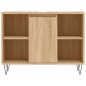 vidaXL Badschrank Sonoma-Eiche 80x33x60 cm Holzwerkstoff vidaXL Badschrank Sonoma-Eiche 80x33x60 cm Holzwerkstoff