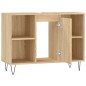 vidaXL Badschrank Sonoma-Eiche 80x33x60 cm Holzwerkstoff vidaXL Badschrank Sonoma-Eiche 80x33x60 cm Holzwerkstoff