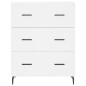 Highboard Weiß 69,5x34x180 cm Holzwerkstoff Highboard Weiß 69,5x34x180 cm Holzwerkstoff
