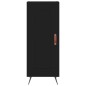 vidaXL Sideboard Schwarz 34,5x34x90 cm Holzwerkstoff vidaXL Sideboard Schwarz 34,5x34x90 cm Holzwerkstoff