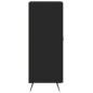 vidaXL Sideboard Schwarz 34,5x34x90 cm Holzwerkstoff vidaXL Sideboard Schwarz 34,5x34x90 cm Holzwerkstoff
