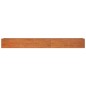 vidaXL Hochbeet Rostig 400x80x45 cm Cortenstahl
