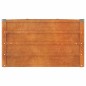 vidaXL Hochbeet Rostig 400x80x45 cm Cortenstahl