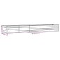 vidaXL Hochbeet Rostig 400x80x45 cm Cortenstahl