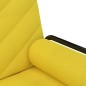 vidaXL Schlafsofa mit Armlehnen Hellgelb Stoff vidaXL Schlafsofa mit Armlehnen Hellgelb Stoff