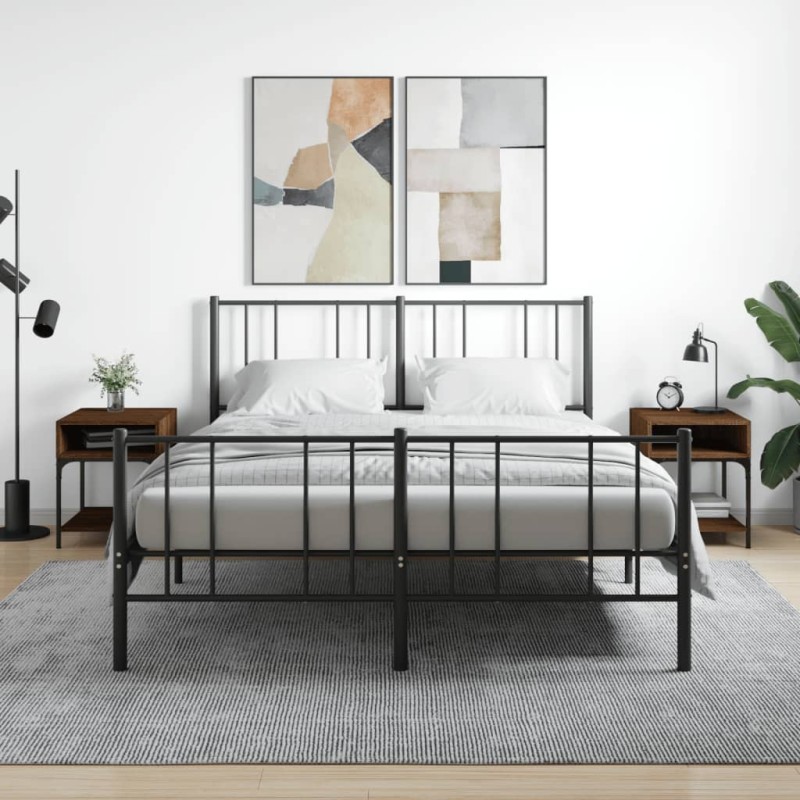 vidaXL Nachttische 2 Stk. Braun Eichen-Optik 40x41x50 cm Holzwerkstoff vidaXL Nachttische 2 Stk. Braun Eichen-Optik 40x41x50 cm Holzwerkstoff