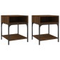 vidaXL Nachttische 2 Stk. Braun Eichen-Optik 40x41x50 cm Holzwerkstoff vidaXL Nachttische 2 Stk. Braun Eichen-Optik 40x41x50 cm Holzwerkstoff