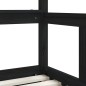 vidaXL Kinderbett mit Schubladen Schwarz 70x140 cm Massivholz Kiefer vidaXL Kinderbett mit Schubladen Schwarz 70x140 cm Massivholz Kiefer